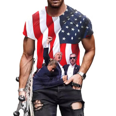 European and American Trump Short Sleeve T-Shirt