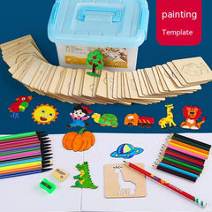 Children's Painting Template Drawing Tools Set