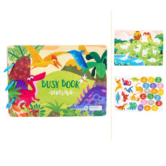 Interactive Quiet Book: Educational Sticker Puzzles