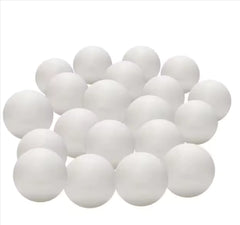 100 Durable Table Tennis Training Balls - Perfect for Pong Games and Creative Projects